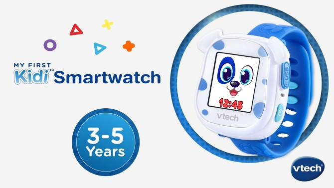 VTech My First Kidi Smartwatch - Blue, 2 of 14, play video