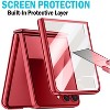 Nakedcellphone Electro Case for Samsung Galaxy Z Flip 7 Phone - Built-In Screen/Hinge Protector Compatible with MagSafe - 3 of 4