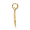 Black Bow Jewelry 14k Yellow Gold #1 Daughter Charm or Pendant, 23mm - 2 of 4