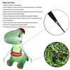 Nifti Nest Inflatable Christmas Decor - Dinosaur - 4 of 4