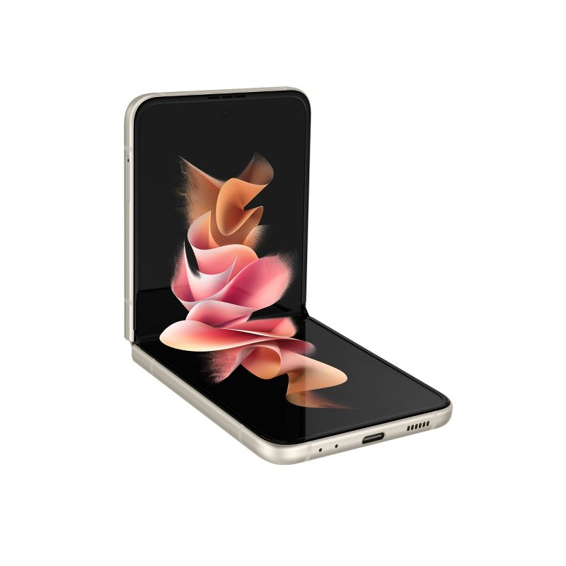 Samsung Galaxy Z Flip3 5G Unlocked (128GB) Smartphone - Cream, 1 of 19