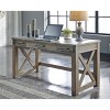 Aldwin Home Office Lift Top Writing and Computer Desk Black/Gray - Signature Design by Ashley: 60" Adjustable, with USB Charging Station - 2 of 4