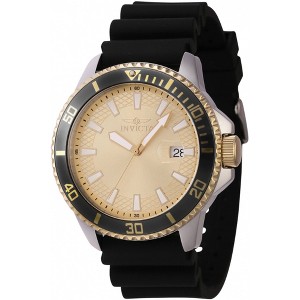 Invicta 46135 Men's Pro Diver Quartz Date Gold Tone Dial Watch - 1 of 2