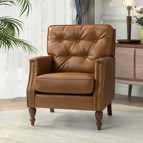 Leather chair 2024 for bedroom