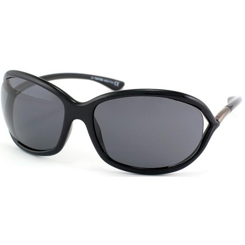 Tom Ford Jennifer FT0008 199 Mens Oval Sunglasses Black 61mm