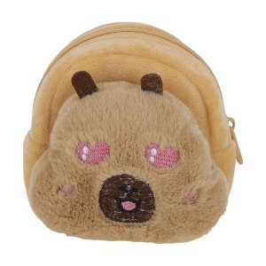 Unique Bargains Backpack Shape Coin Purse Wallet Brown 1 Pc - 1 of 4
