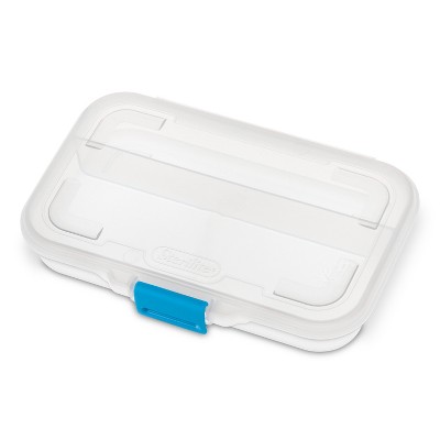 clear plastic pencil box