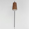 Maxim Lighting Scout 1 - Light Swing Arm Lamp in  Weathered Wood - 3 of 4
