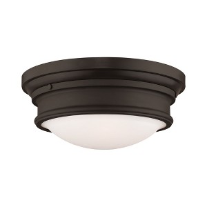 Livex Lighting Astor 3 - Light Flush Mount in  Bronze - 1 of 4