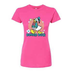 Women's - Disney - Donald Duck Fitted Graphic T-Shirt - 1 of 3