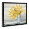 Stupell Industries Golden Fall Floral Bouquet in Country Milk Tin Floating Frame Canvas Art - 2 of 4