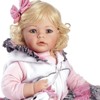 Adora Realistic Baby Doll The Cat's Meow Toddler Doll - 20 inch, Soft CuddleMe Vinyl, Light Blonde Hair, Blue Eyes - 4 of 4