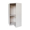 Polygon Corner Wardrobe, Gray - 3 of 4