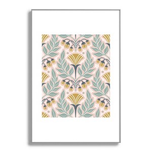 Heather Dutton La Floraison Blush Pink Metal Framed Art Print - Deny Desings - 1 of 3