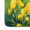 "LunaLulinlk Goldenrod in Watercolor Memory Foam Kitchen Mat Bath Rugs " - 3 of 4