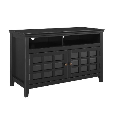 Largo 2 Door TV Stand for TVs up to 44" Black - Linon