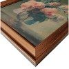 12" x 16" Antique Floral Framed Canvas Board Olive Green - Threshold™: Botanical Digital Art, Gold Frame, Vertical Layout - 3 of 4