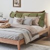 Hachikiko 2-in-1 Chenille Wedge Pillow Set - Handmade Backrest for Bed/Couch, Adjustable PP Cotton Fil - 4 of 4