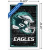 Trends International NFL Philadelphia Eagles - Neon Helmet 23 Framed Wall Poster Prints - 3 of 4