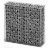 vidaXL Gabion Wall with Cover Galvanized Steel 118.1"x19.7"x78.7" - 2 of 4
