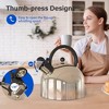 Stainless Steel Whistling Tea Kettle, 3.17 Quart, Teapot for Stove top with Wide Mouth - 3 of 4