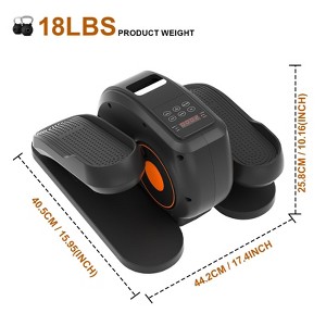 JIONJOY Mini Elliptical Machine for Home & Office - Under - Desk, Ultra - Quiet, Portable with Adjustable Speed and Clear LED Display - 1 of 4