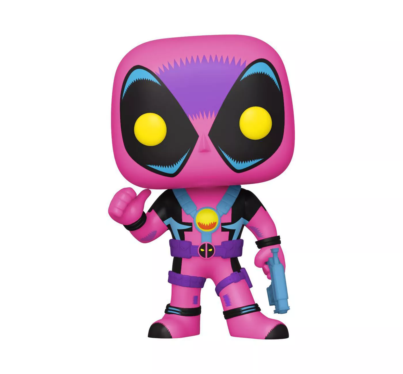 Funko POP! Marvel: X-Men Classic - Deadpool (Blacklight) (Target Exclusive) - image 1 of 3