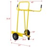 NAYSAYE Steel Panel Cart Heavy Duty Drywall Sheet Dolly 1000lbs Capacity for Warehouse and Construction Use, Yellow, 45"*26.5"*51.5" - 4 of 4