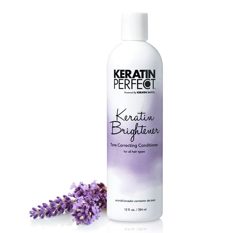 Keratin Perfect Keratin Brightener Tone Correcting Conditioner - Conditioner for Color Treated Hair - 12 oz, 3 of 8