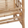 vidaXL Garden Bench Bamboo Standard Durable Garden Bench Rectangular - 4 of 4