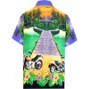 LA LEELA Mens Hawaiian Shirts Short Sleeve Button Down Shirt Men's Casual Shirts Holiday Tropical Beach Summer Party Shirts Funny - 2 of 4