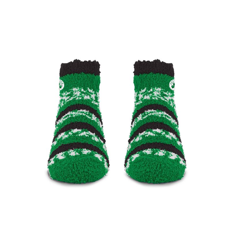 NBA Boston Celtics Multi Stripe Fuzzy Socks, 2 of 4