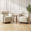 Richie Modern Swivel Chair with Adjustable headrest Set of 2|HULALA HOME - 2 of 4