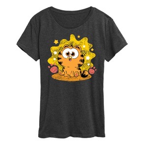 Women's - Garfield - Baby Garfield Paws And Stars Short Sleeve Graphic T-Shirt - 1 of 4