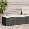 vidaXL Garden Sofa Set - Black and Cream - 2 of 4