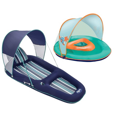 Baby pool float store with canopy target