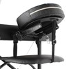 Saloniture Professional Portable Lightweight Tri-Fold Massage Table with Aluminum Legs - 2 of 4