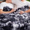 Cozy Bliss Bubble Faux Fur Throw Blankets, Plush Soft Thick Blanket for Sofa, Bedroom, Living Room - 4 of 4