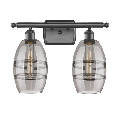 Vaz - 2 Light Bath Vanity In Industrial Style-9.13 Inches Tall and 15.88 Inches Wide