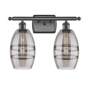 Vaz - 2 Light Bath Vanity In Industrial Style-9.13 Inches Tall and 15.88 Inches Wide - 1 of 1