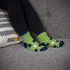 NFL Seattle Seahawks Big Dot Sleep Socks: Polka Dots Knit Ankle Apparel - 2 of 3