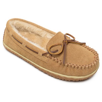 Minnetonka Women s Tilia Moccasin Slippers 40151w Cinnamon Brown