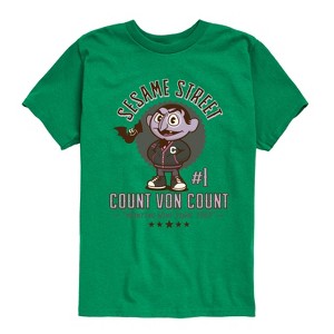 Boys' - Sesame Street - Count Von Count Short Sleeve Graphic T-Shirt - 1 of 4