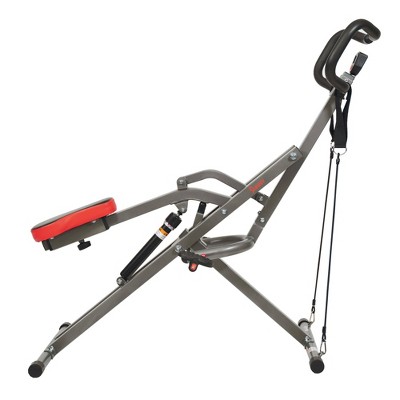 Sunny Health & Fitness Row-N-Ride PRO Squat Assist Trainer