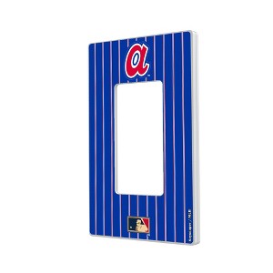 MLB Cooperstown East Teams Pinstripe Hidden-Screw Light Switch Plate for Single Rocker - 1 of 4