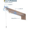 coucheta Retractable Awnings for Patio - Outdoor Sunshade Shelter with UV Protection Fabric, Waterproof Adjustable Roll Out Awning for Deck, Porch - 4 of 4