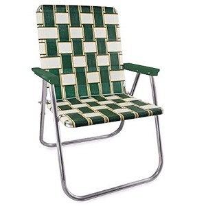 Lawn Chair USA Folding Aluminum Extra Wide Magnum Webbed Chair - 1 of 4