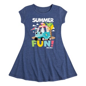 Girls' - Little Tikes - Summer Fun Fit & Flair Cap Sleeve Dress - 1 of 3