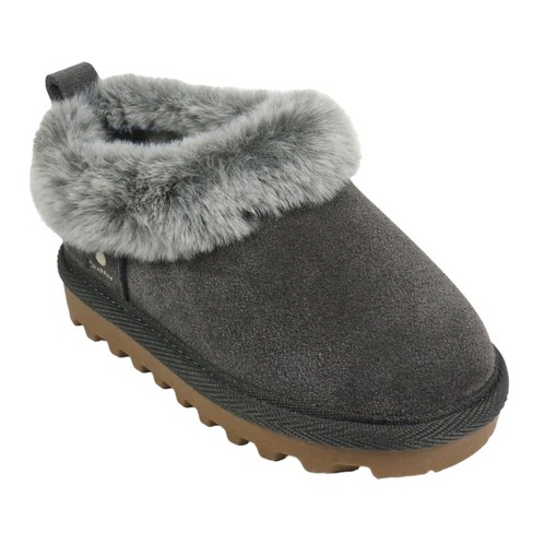 BEARPAW Asher Toddler Suede Slippers - image 1 of 4