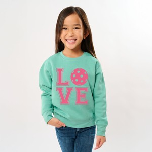The Juniper Shop Pickleball Love Youth Sweatshirt - 1 of 4